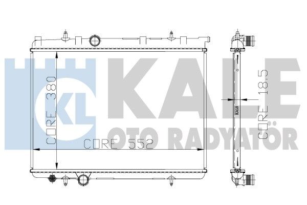 KALE OTO RADYATÖR Radiators, Motora dzesēšanas sistēma 213099